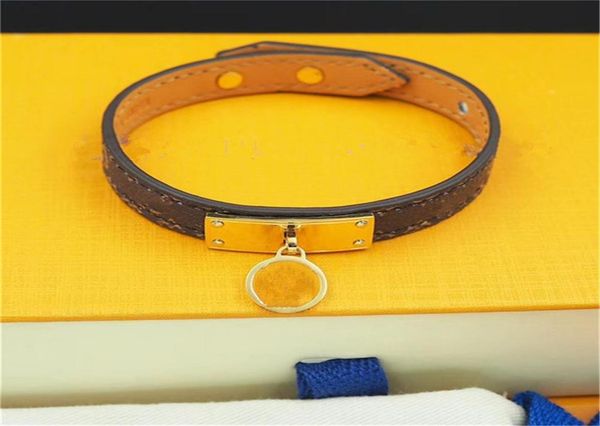 

whole classic letter flower leather bracelet man and women bracelet with box can be whole5826487, Golden;silver