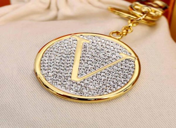 

luxury designers keychain classic brand key buckle letter key chain handmade keychains highquality men women bags pendant3460937, Silver
