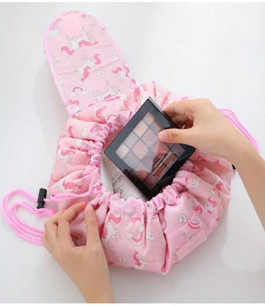 

old cobbler 2021 new college girl cosmetic bag nylon cloth color drawstring design large capacity storage bag delivery2949714