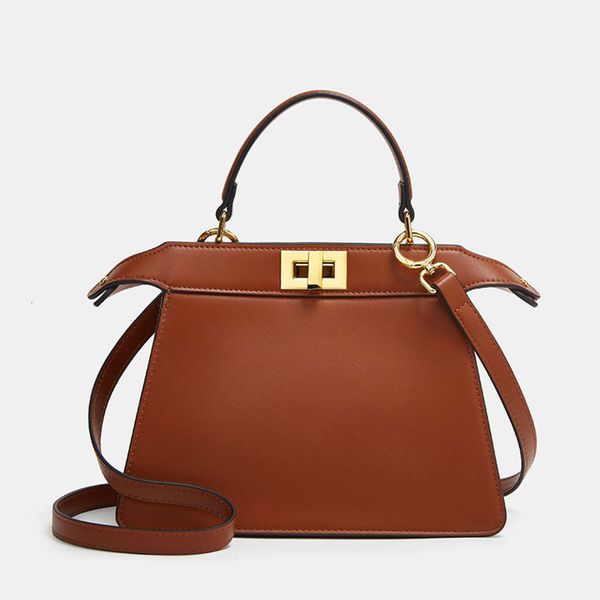 

designer bags women's bag fashion simple solid handbag shoulder crossbody bag temperament women's bag fen bag t9m1