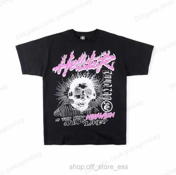 

hellstar men's t-shirts mens t shirt designer shirts for men summer clothes fashion couples cotton tee casual women short sleeve tees w, White;black
