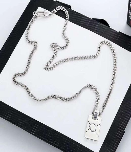 

two g pendant necklaces antique thai sier couple nelace pendant clavicle chain valentine039s day gift9067683, Silver