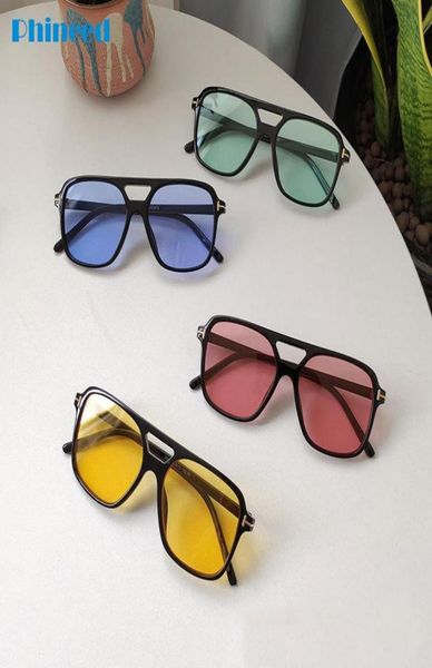 

sunglasses fashion flat rectangle sunglasses women men brand yellow oversized sun glassses masculino8838950, White;black