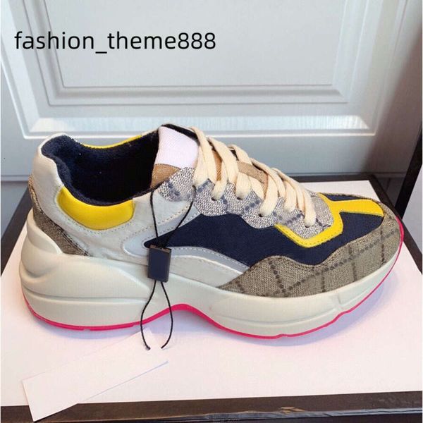

thick soled casual shoes women platform travel leather lace-up sneaker 100% cowhide fashion lady letters flat designer running trainers men, Black