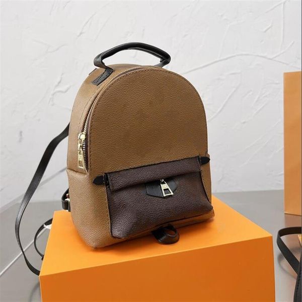 

fashion pu leather palm springs mini size women bag children school bags lady bag travel backpack style m44873 m448722552