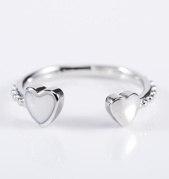 

fashion jewelry 925 silver crystal rovski simple wild love open ring fit women's and women's mother's day gifts9665622