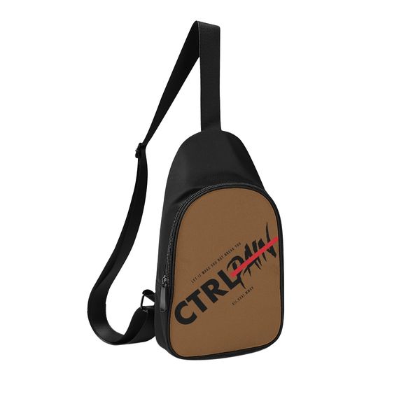 

diy custom men's chest bags women's shoulder bags chest bags brown clovely production of personalized exclusive custom couple gift