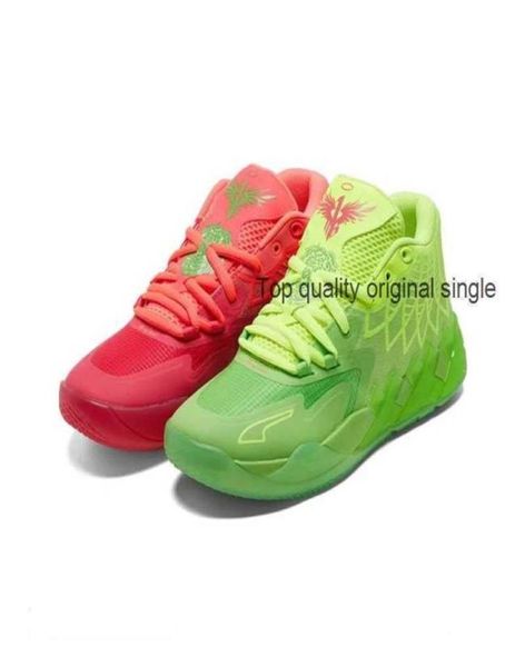 

mens lamelo ball mb 01 basketball shoes melo red green purple black blue bred grey queen city buzz galaxy what the sneakers tennis5927281