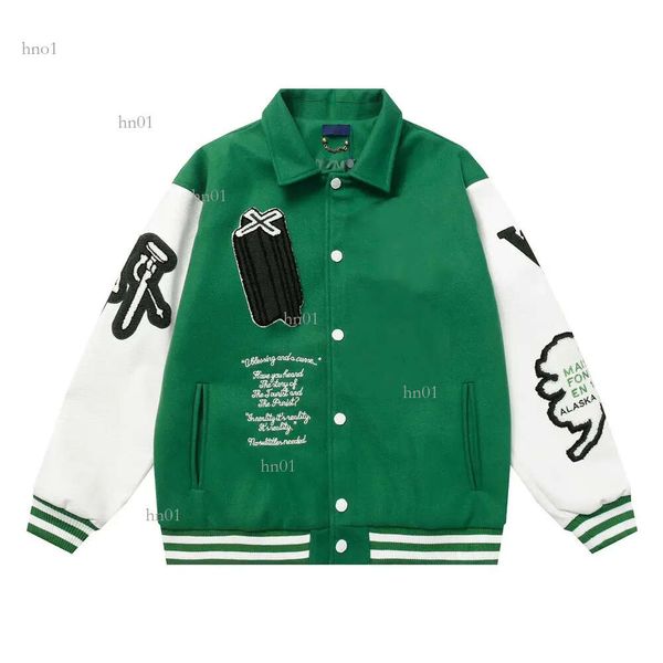 

mens jackets varsity animal letter towel embroidery floral baseball jacket couples women coat outwear885, Black