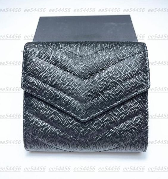 

genuine leather purses luxury designer womens card holders wallets men original single coin holder women key wall1720075, Red;black