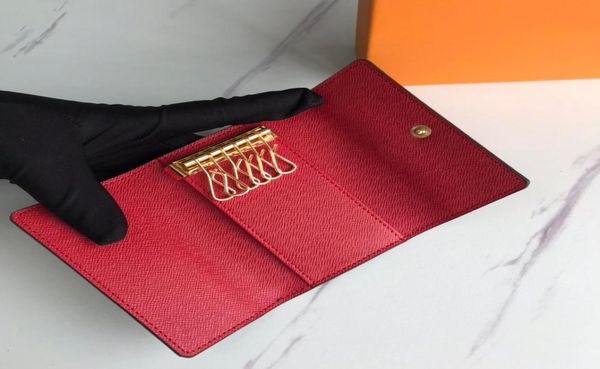 

men wallet door pocket car designer 6 key holder pouch card coin purse keyring women luxury classic hasp six keys ring fashion key1635934