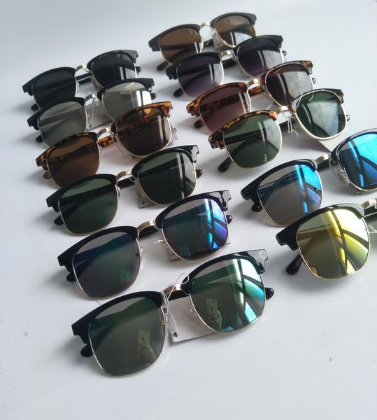 

half frame touring sun glasses brand driving men women sunglasses outdoors driver designer uv400 eyewear summer1392781, White;black