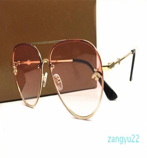 

wholesalnew bees sunglasses women trending luxury sunglasses retro metal frame fashion brand designer vintage lunettes accessories2282235, White;black