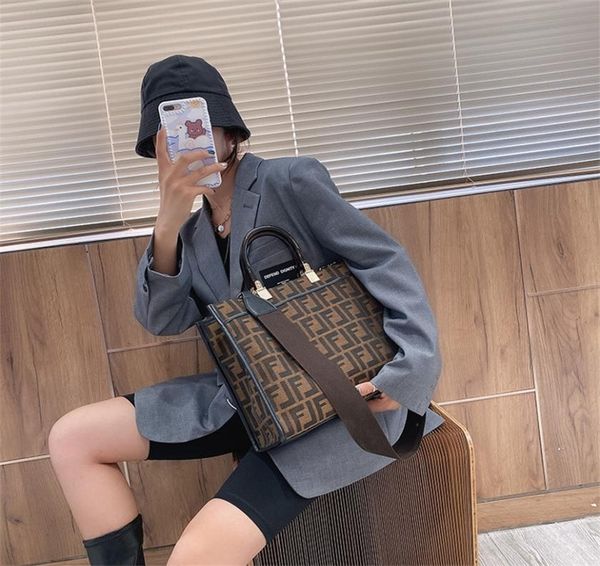 

factory online bag 2022 new fashion single shoulder messenger tote bag large capacity portable8980593