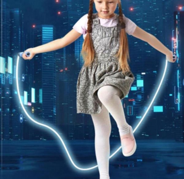 

jump ropes 1 pcs fitness rope glowing skipping kids led luminous adjustable weight loss speed for man b6o31559893