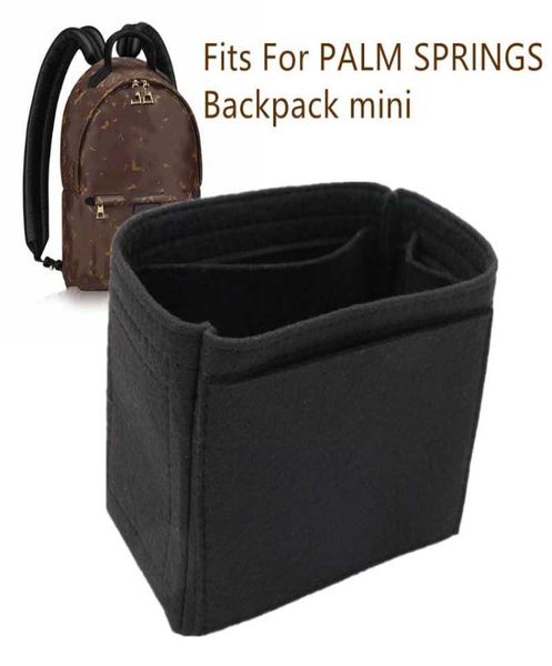 

cosmetic bags cases fits for palm springs backpack storage felt makeup bag organizer insert travel3217589