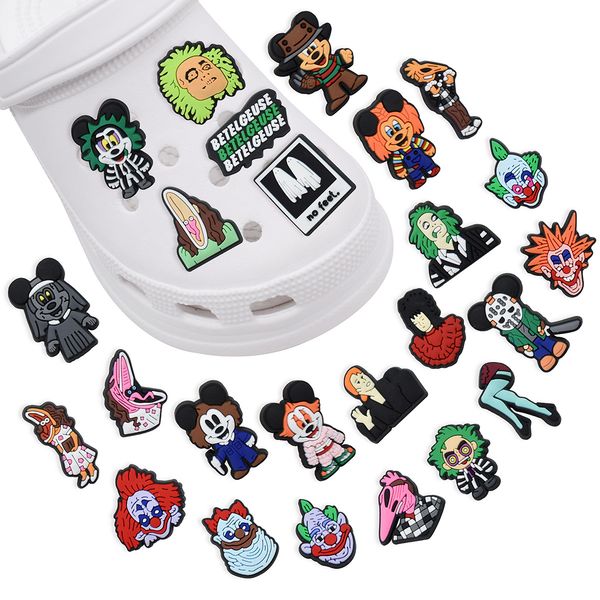 

anime halloween tarot gothic charms wholesale childhood memories funny gift cartoon charms shoe accessories pvc decoration buckle soft rubbe, Blue