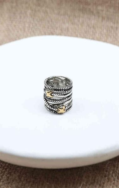 

women designer jewelry ring vintage men fashion rings for classic copper twisted x engagement anniversary gift5281205, Slivery;golden