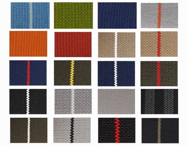 

22mm nato zulu elastic nylon belt watch strap 20 mm parachute bag watchband french troop black red bracelet watch strap h8123350, Silver