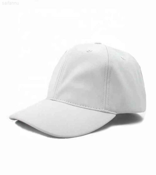 

2021 new arrival white leather baseball hat cap01234565071592, Blue;gray