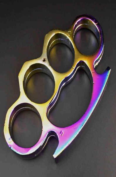 

thick zinc 12mm alloy finger tiger iron four martial arts designering boxer hand buckle fist defense b255ess6603064, Silver