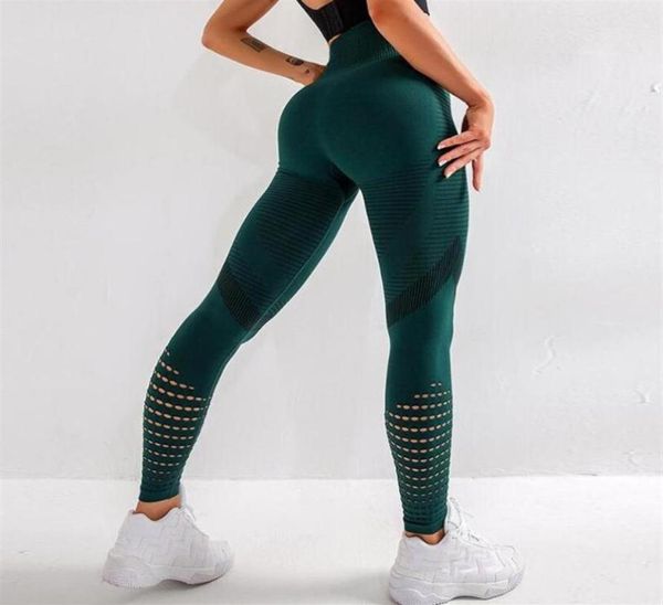

seamless leggings women stretchy tight push up sports pants tummy control yoga pants sport fitness gym leggings268t4569679, White;red