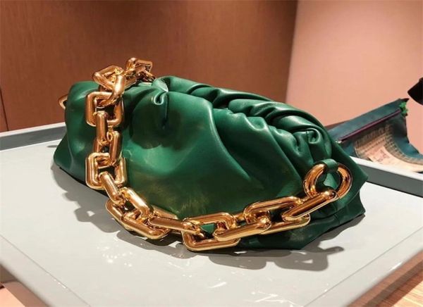 

handbags designer s fold thick chain cloud pack 2022 star same style dumpling women's single shoulder underarm leather5367972