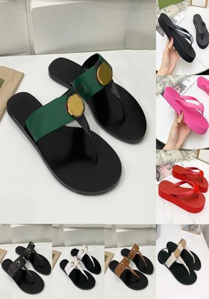 

womens mens sandals floral gear bottom designer slides trends rubber leather flip flops slippers indoor summer beach pool sho7716680, Black
