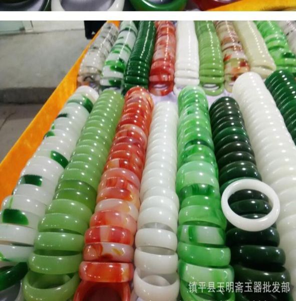 

whole 40pcslot fitness woman healthy energy auspicious agate jade bracelet lovers wedding birthday christmas gift 17 style ab6278676, Golden;silver