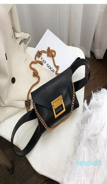 

luxury waist bag for women belt bag fashion leather chest chain shoulder bags fanny pack waist pack purse sac banana femme18999302