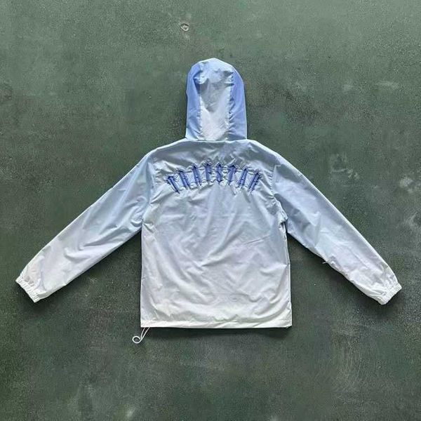 

new men trapstar jacket irongate badge gilte-ice blue embroidered lettering zip closure vest women coat yh, Black;brown