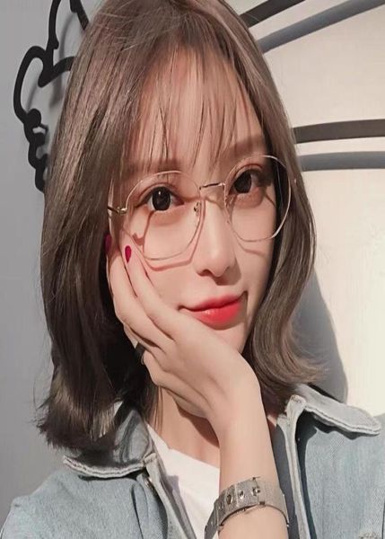 

blue light blocking glasses frame polygon eyeglasses frame anti blue ray computer game pochromic uv400 outdoor sunglasses2631757, White;black