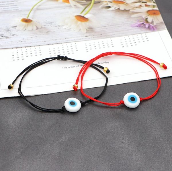 

bracelet for couple jewelry red string bracelets turkish evil eye braclets greek eye 2021 women trendy couples gift9261099, Black