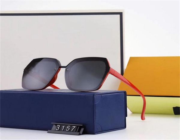 

2021 luxury brand designer sunglasses male and female polarized large frame square outdoor fashion glasses suitable fo3360495, White;black