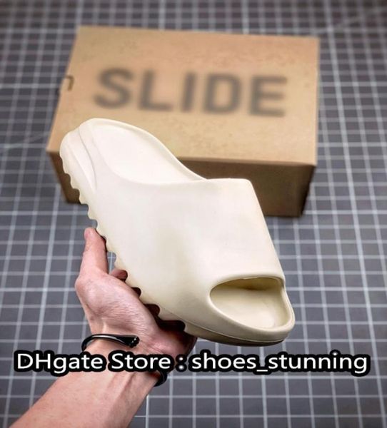 

runners slide bone slippers shoes men women outdoor sneakers sports with original box9048358, Black