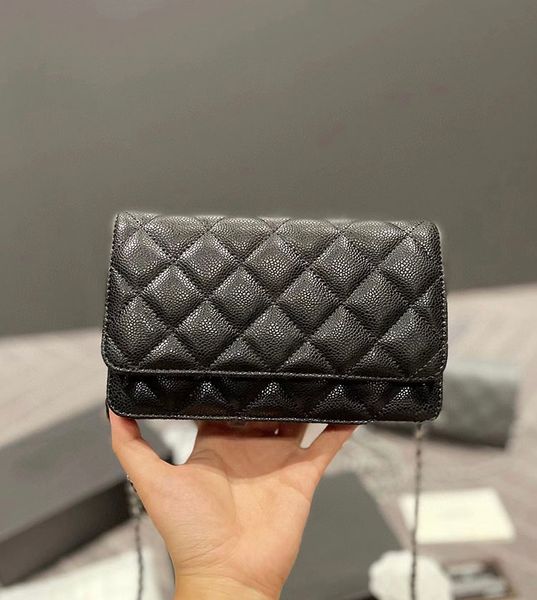 

designer bag woc shoulder bags womens cross body handbag flap quilted caviar lambskin leather tote clutch chain camellia coco handbag messen