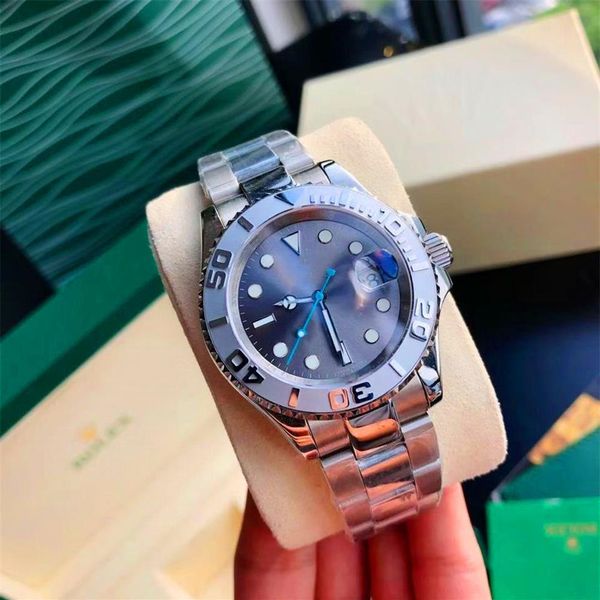 

master designed automatic men's watch aaa quality 41mm luxury watch waterproof folding buckle luminous sapphire glass 316 fin2233, Slivery;brown