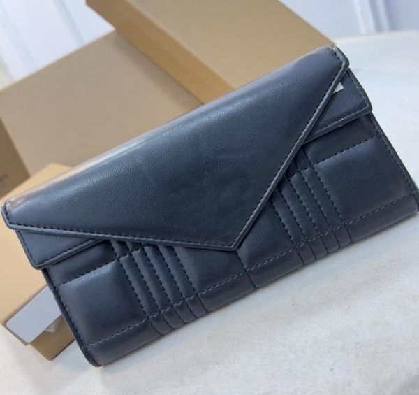 

luxury designer sheepskin clutch wallets for men women business zipper hasp leather credit bank card holder bag long large cap6638736, Red;black