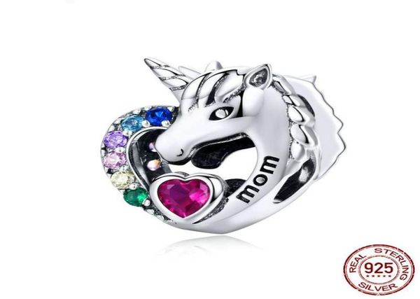 

fashion genuine sterling sliver licorne horse charm pendant diy necklace bracelet bangle findings rainbow animal charms directly w2630590, Bronze;silver