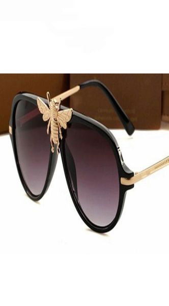 

bee retro sunglasses men women fashion shades uv400 vintage brand designer glasses oculos 47809 designer sunglasses6539772, White;black