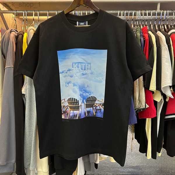 

sell kith designer tees men's t-shirts summer print 100% cotton casual t shirt for men and women tee 11 6ttc, White;black