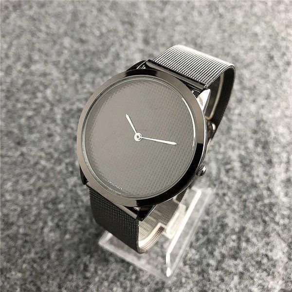 

trendy luxury deals personalized blurred digital large dial simple shape thin strap couple lovers quartz watch228o, Slivery;brown