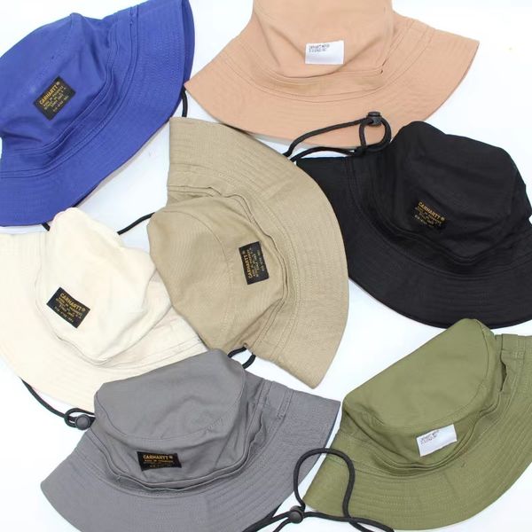 

summer casquette bob wide brim hats designer men car bucket hat for women frayed cap blending caps designer fashionable fisherman's hat, Blue;gray