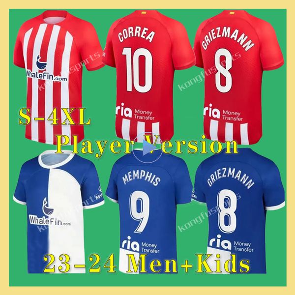 

xxxl 4xl 120th anniversary atletico madrids soccer jerseys griezmann 23 24 120th anniversary 2023 2024 m.llorente koke saul correa lemar foo, Black;yellow