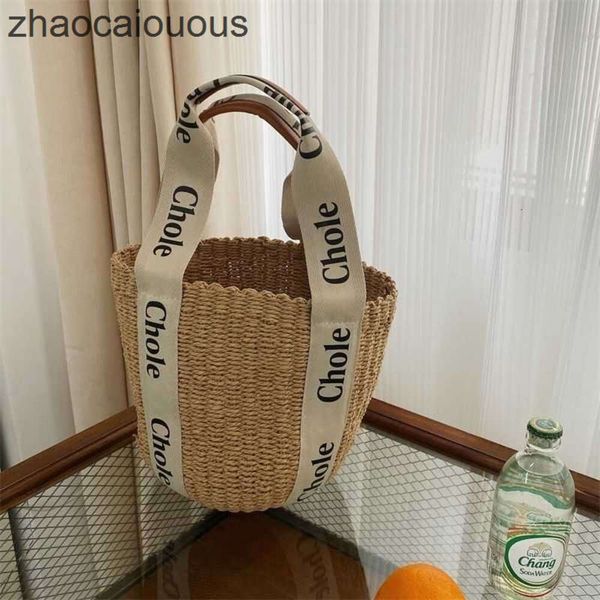 

tote designer bags cloe handbags women bag handmade straw women 2023 new large capacity french cabbage handbag leisure lazy beach bag aspr
