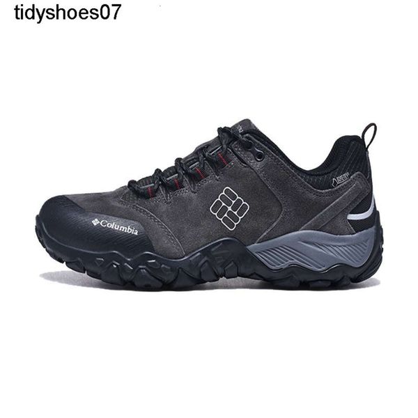 

columbia men's shoes casual sports mountaineering shoes anti slip wear-resistant hiking shoes ground grip cushioning off-road shoes tra, Black