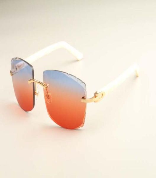 

2019 new factory direct luxury fashion ultra light sunglasses 3524015 natural color aztec sunglasses engraving lens8542653, White;black