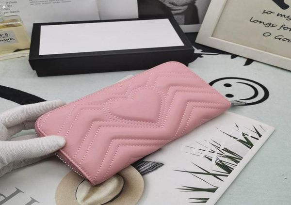 

coin purse womens designer wallet love zig zag zippy wallets leather fashion card holder pocket long lady bag with bo7244478, Red;black
