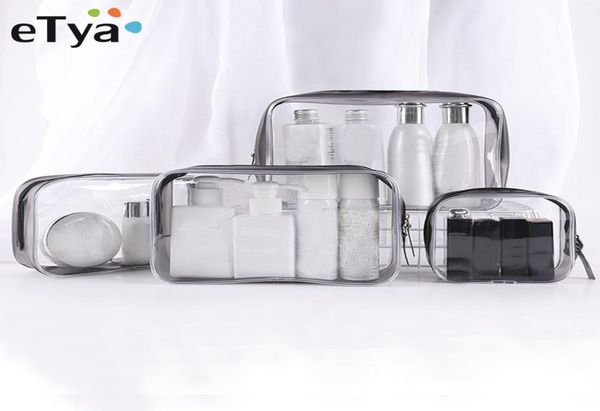 

etya transparent cosmetic bag clear zipper travel make up case women makeup beauty organizer toiletry wash bath storage pouch6724488
