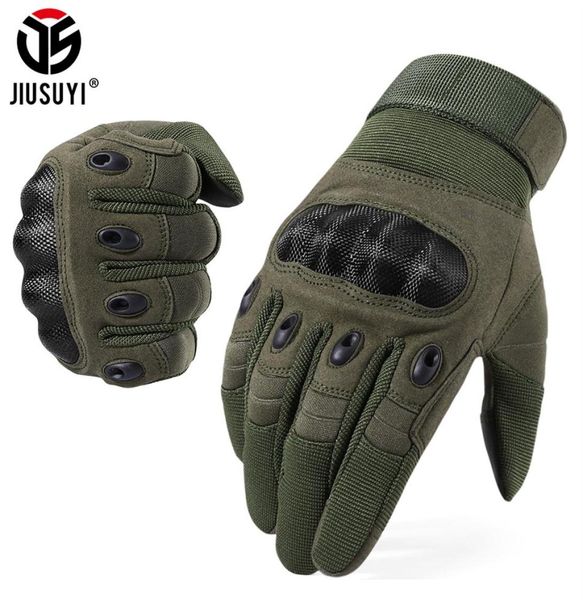 

touch screen tactical gloves army paintball shooting airsoft combat antiskid hard knuckle full finger gloves men women 24956527, Blue;gray